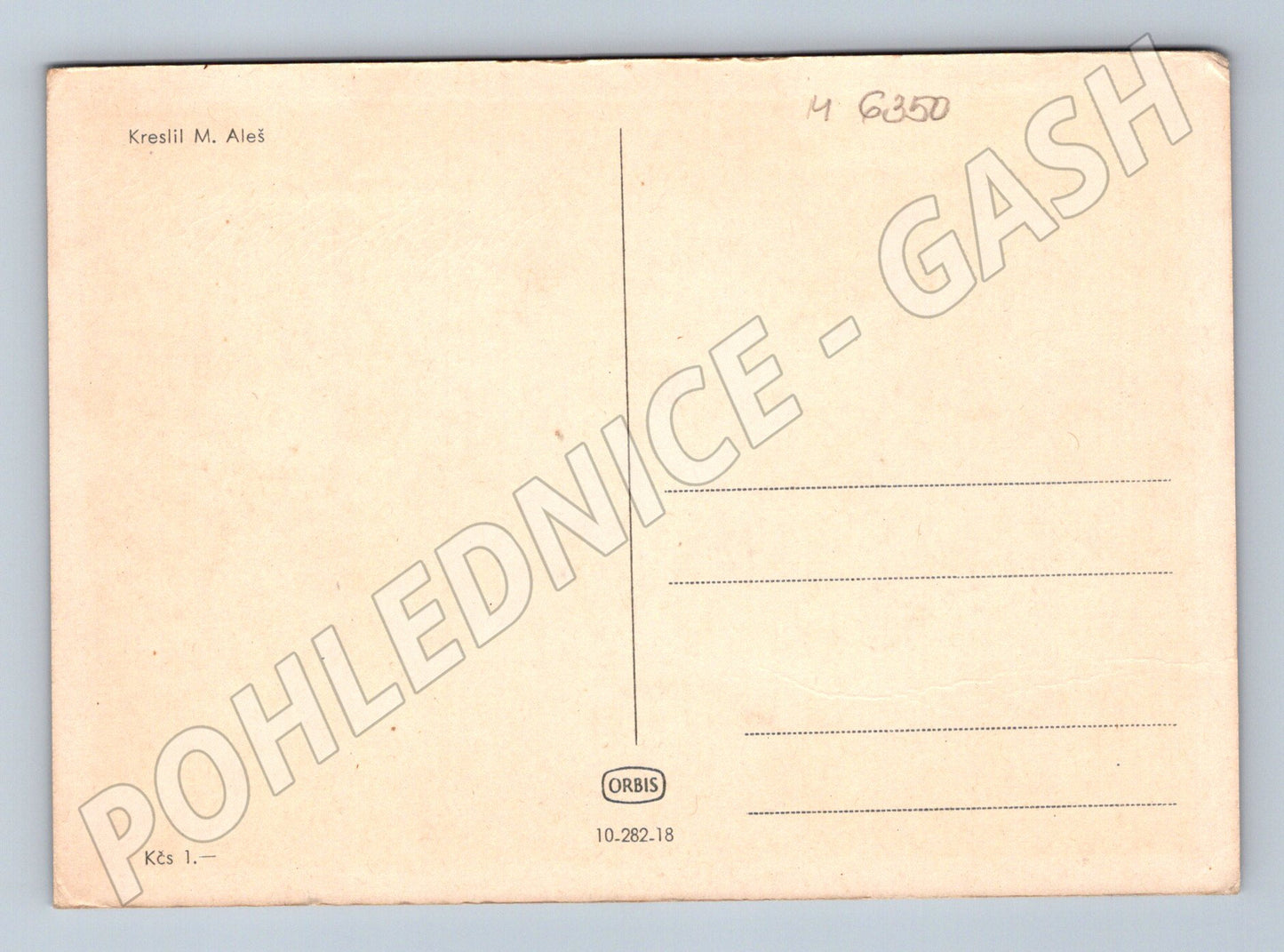 Pohlednice Aleš Svatá Markyta Orbis (M6350)