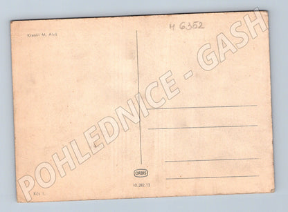 Pohlednice Aleš ilustrace verš Orbis (M6352)