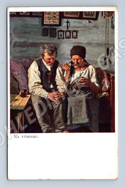 Pohlednice Špillar Na výminku Chodsko (M6353)