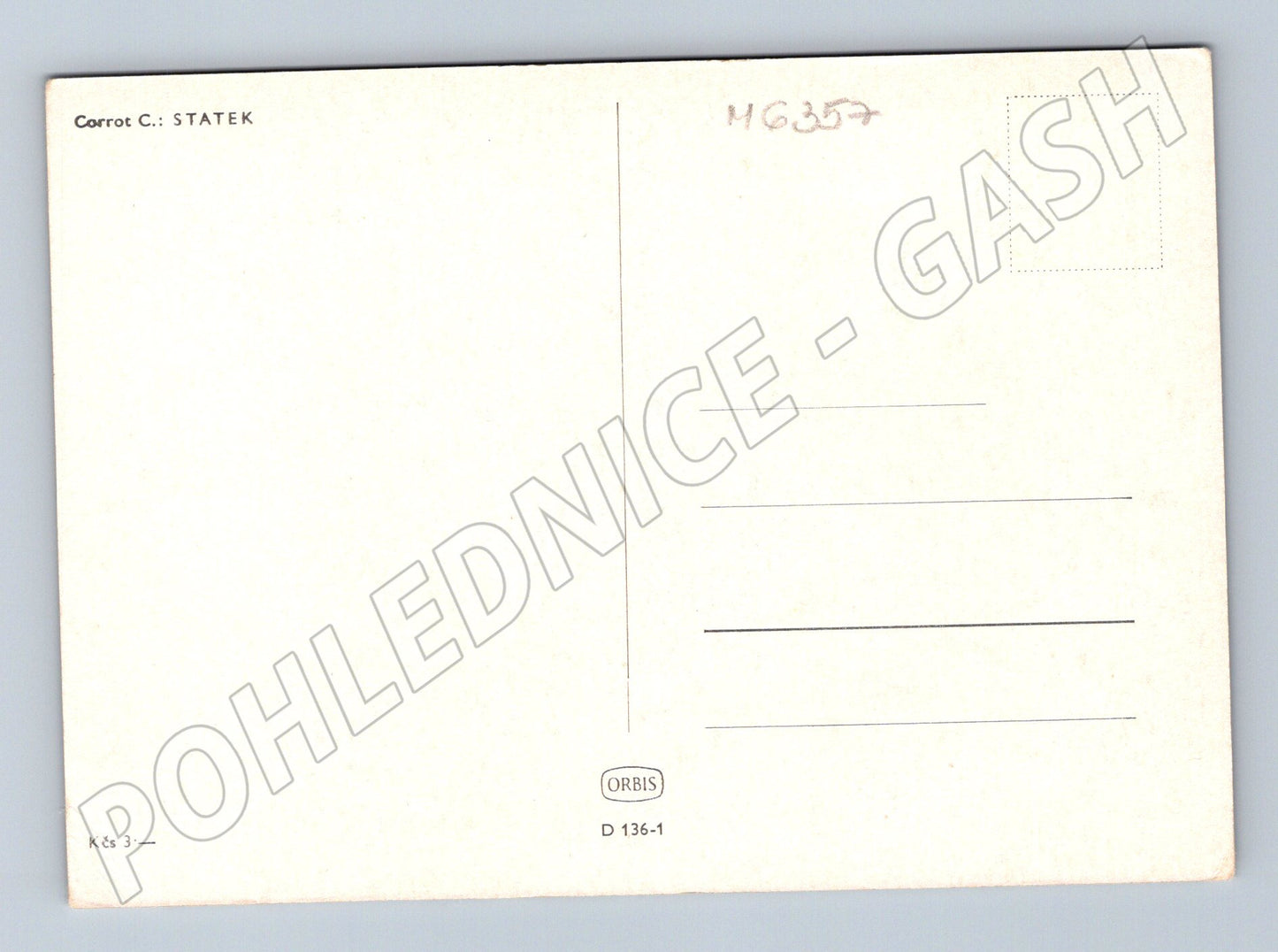 Pohlednice Corot Statek venkov (M6357)