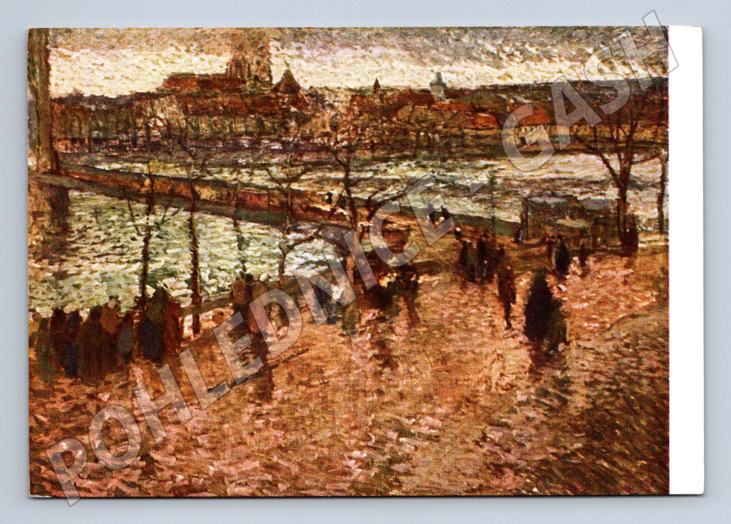 Pohlednice Slavíček Eliščin most Praha (M6359)