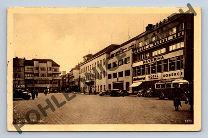 Pohlednice Písek náměstí 1939 (M636)