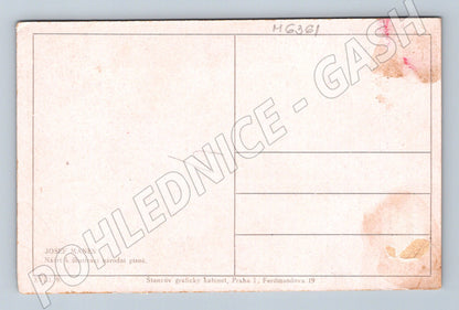 Pohlednice Josef Mánes Babí rada ilustrace (M6361)