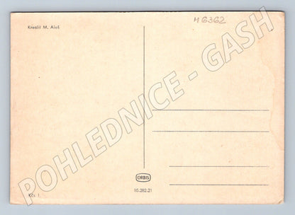 Pohlednice Mikoláš Aleš muž s puškou (M6362)