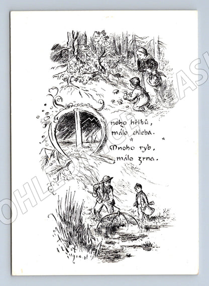 Pohlednice M. Aleš venkov Severografie (M6364)