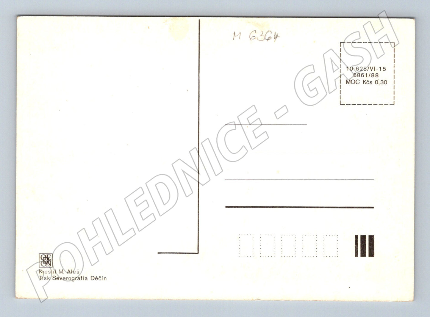 Pohlednice M. Aleš venkov Severografie (M6364)