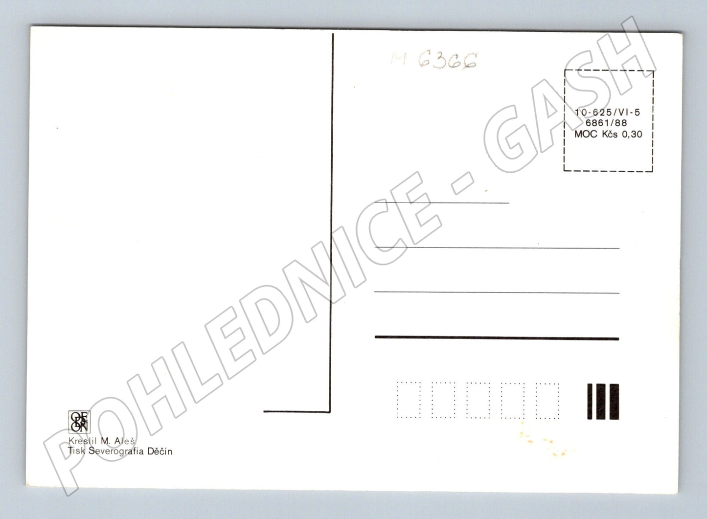 Pohlednice Mikoláš Aleš Na racích (M6366)