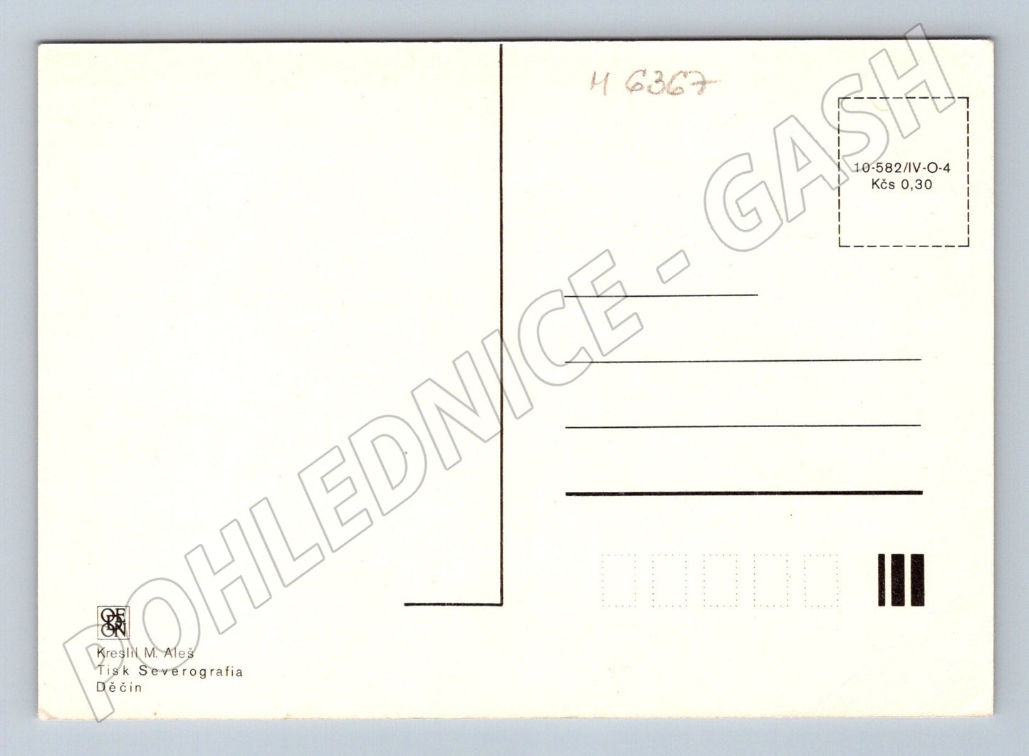 Pohlednice Mikoláš Aleš pes myslivec dívka (M6367)