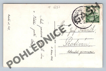 Pohlednice Kostelec nad Černými lesy historická (M637)