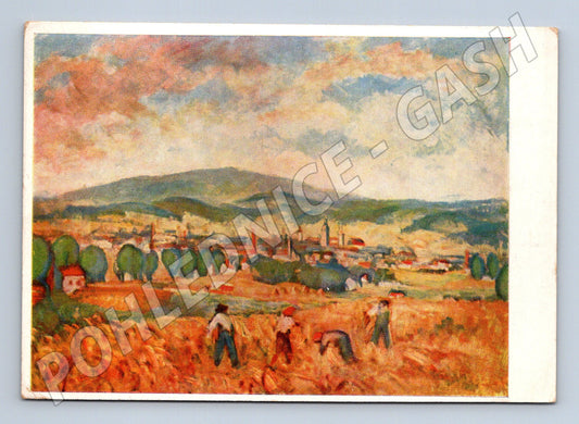 Pohlednice Jan Pešťák České Budějovice od Rudolfova (M6376)