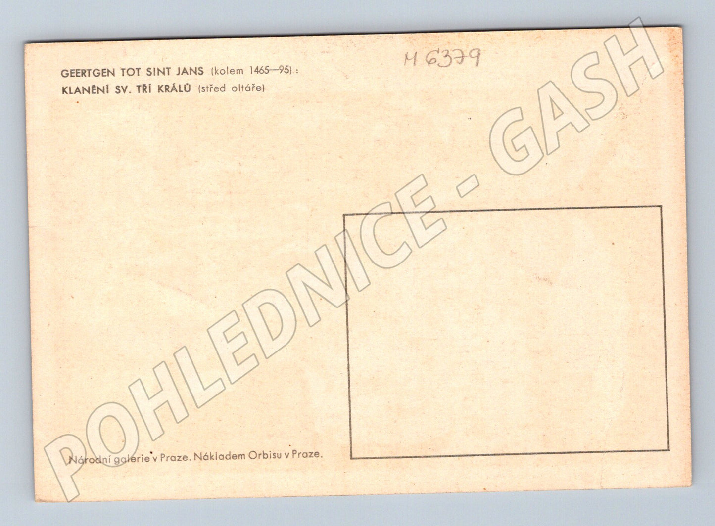 Pohlednice Geertgen tot Sint Jans Klanění králů (M6379)