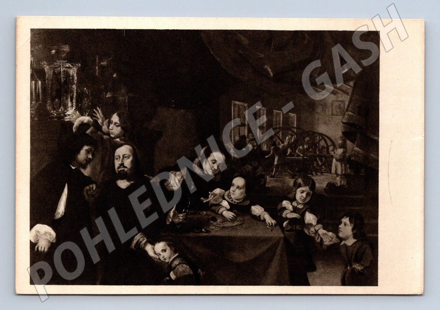 Pohlednice Karel Škréta Dionysius Miseroni s rodinou (M6382)