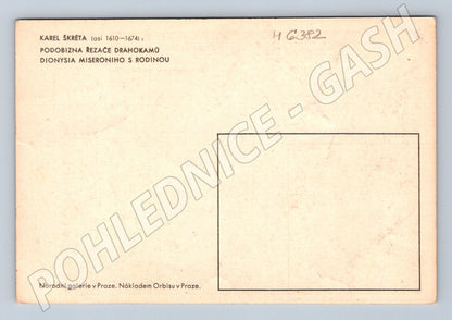 Pohlednice Karel Škréta Dionysius Miseroni s rodinou (M6382)