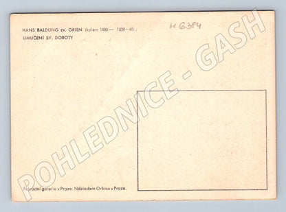 Pohlednice Hans Baldung Grien Umučení sv. Doroty (M6384)