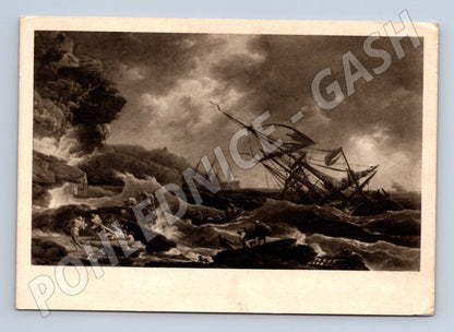 Pohlednice Vernet Ztroskotání loď moře (M6385)