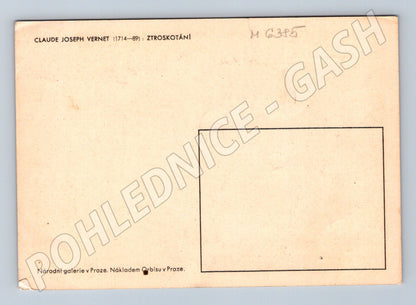 Pohlednice Vernet Ztroskotání loď moře (M6385)