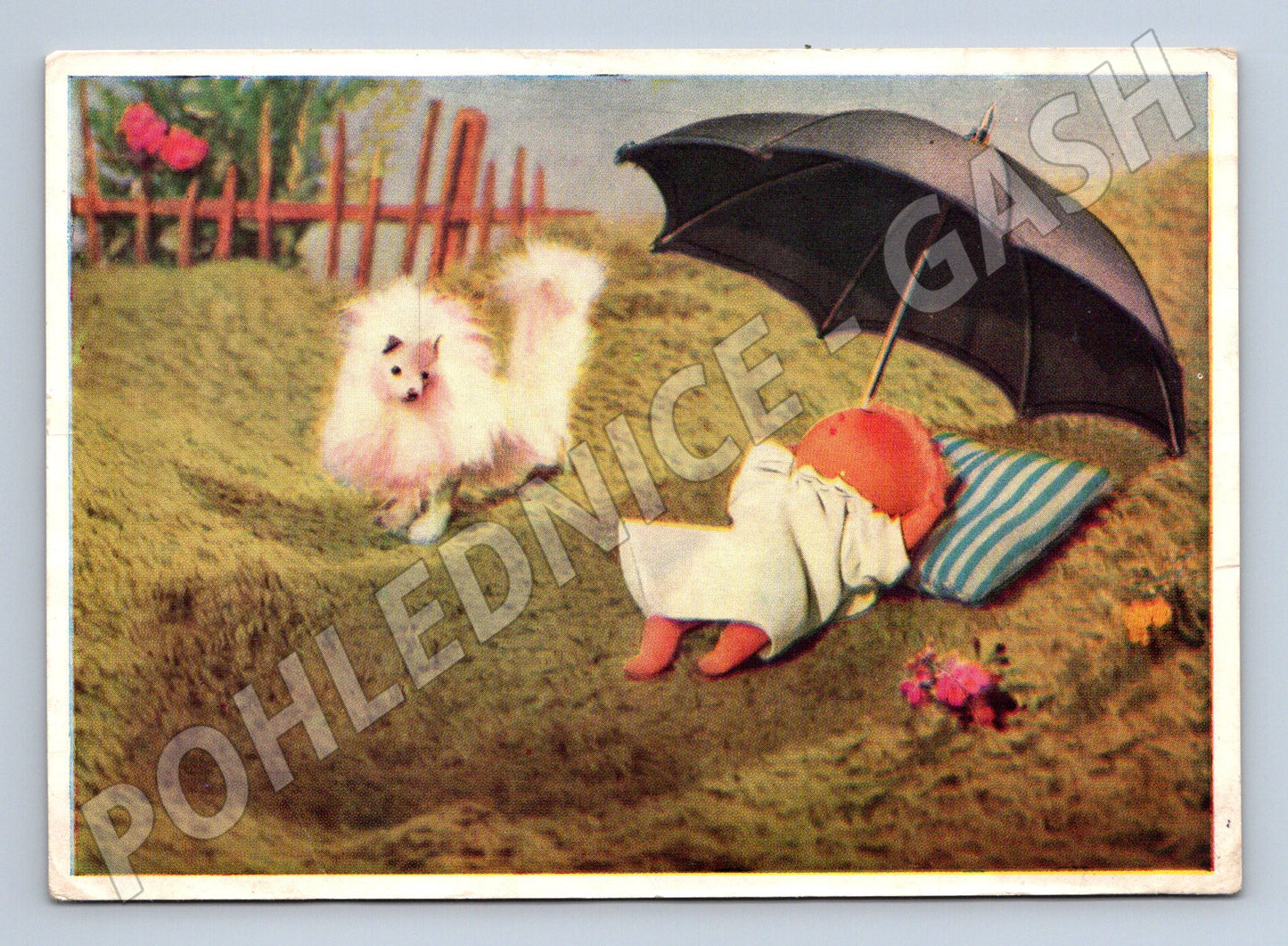 Pohlednice Jiří Trnka Špalíček pejsek a dítě (M6391)