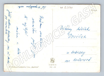 Pohlednice Jiří Trnka Špalíček pejsek a dítě (M6391)