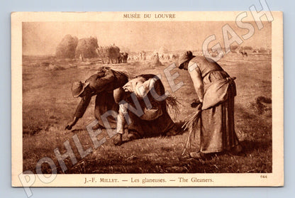 Pohlednice Millet Les glaneuses Louvre (M6394)