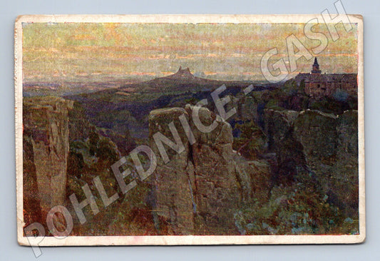 Pohlednice Hrubá Skála Český ráj Šetelík (M6396)