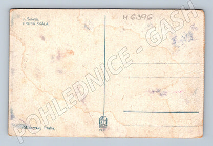 Pohlednice Hrubá Skála Český ráj Šetelík (M6396)