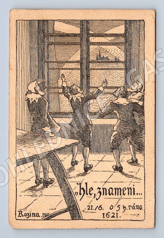 Pohlednice Poprava českých pánů 1621 (M6405)