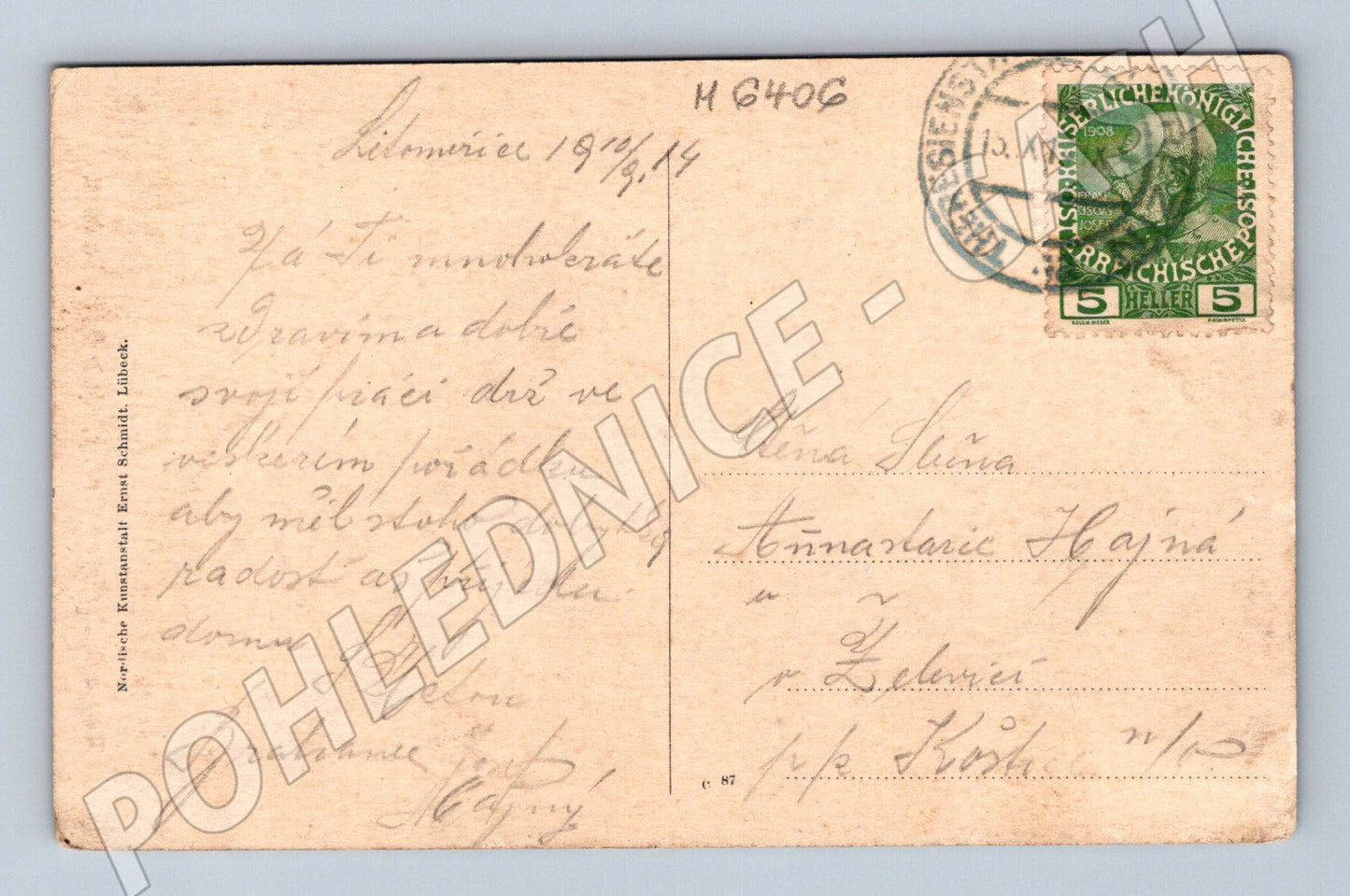 Pohlednice Roland u Viktoria 1914 RU (M6406)