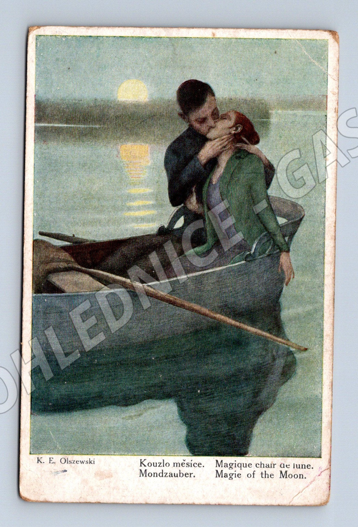 Pohlednice Kouzlo měsíce K. E. Olszewski (M6418)