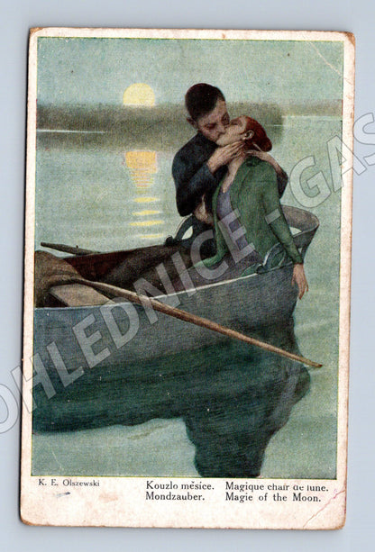 Pohlednice Kouzlo měsíce K. E. Olszewski (M6418)