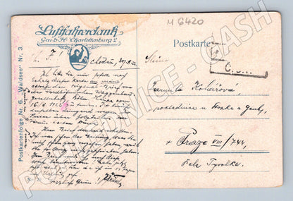 Pohlednice Lesní jezírko menší formát (M6420)