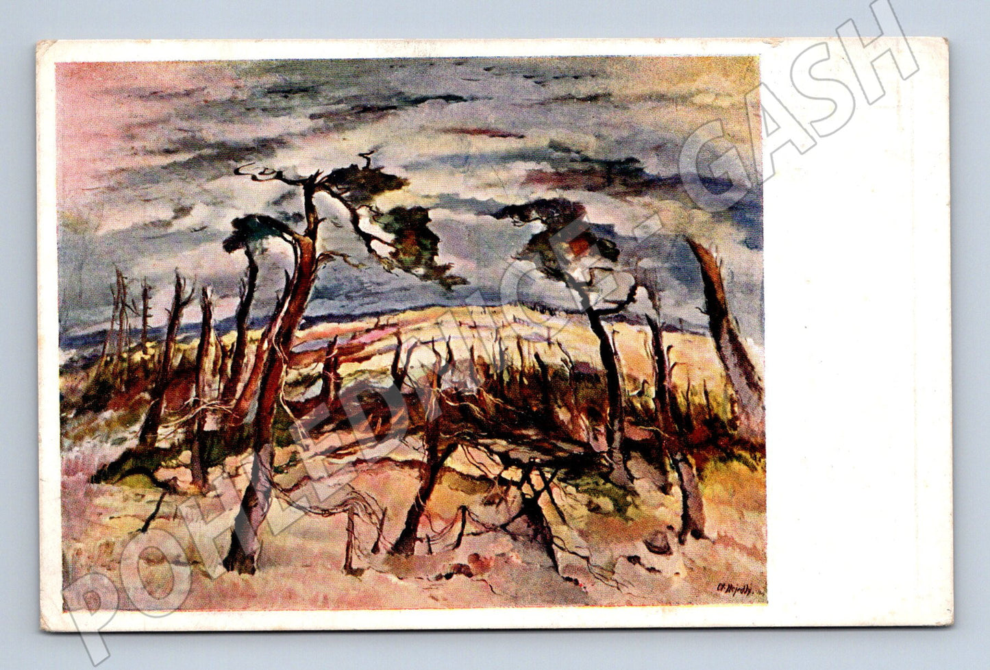 Pohlednice O. Nejedlý Tahure bojiště legií (M6425)