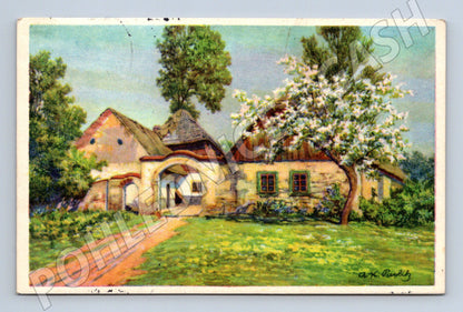 Pohlednice Jaro na venkově Pavlík 1934 (M6430)