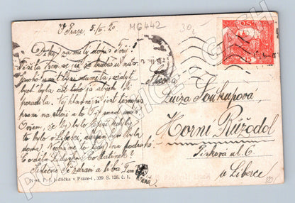 Pohlednice Havlíček se loučí s rodinou 1942 (M6442)