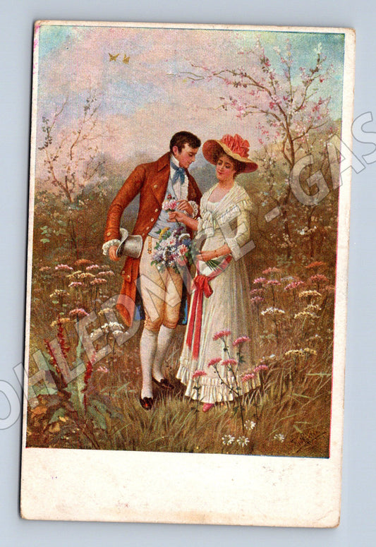 Pohlednice E. Rössler Jaro 1917 (M6443)