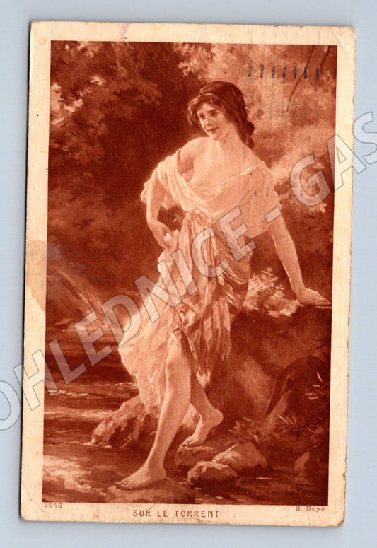 Pohlednice Sur le torrent H. Boya 1923 (M6444)