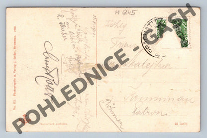 Pohlednice Šumava Böhmerwald Urwaldpartie am Kuban 1910 (M645)