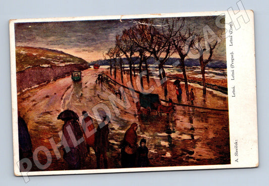 Pohlednice Slavíček Letná v Praze (M6460)