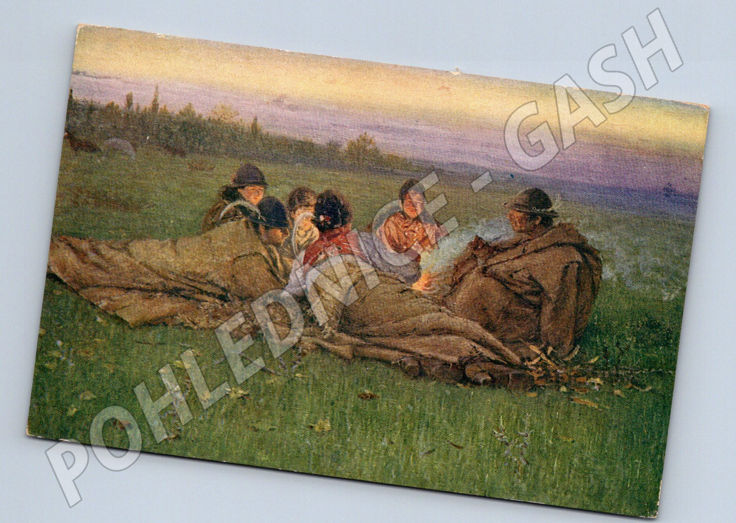 Pohlednice Joža Uprka Na pastvě (M6462)