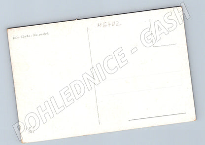 Pohlednice Joža Uprka Na pastvě (M6462)