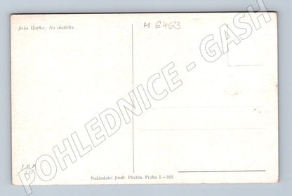 Pohlednice Joža Uprka Na dušičky (M6463)