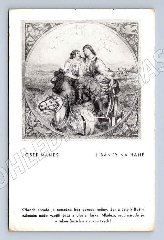 Pohlednice Josef Mánes Líbánky na Hané (M6469)