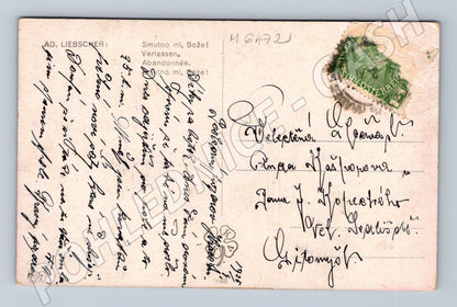 Pohlednice dívka u vody Rakousko-Uhersko (M6472)