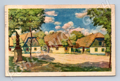 Pohlednice český venkov 1941 malý formát (M6476)