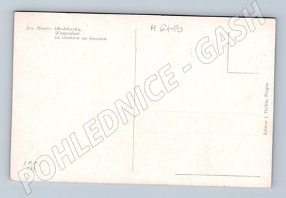 Pohlednice Josef Mánes Ukolébavka (M6480)