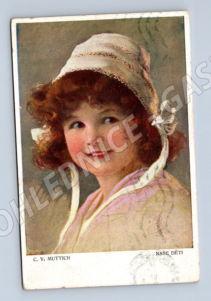 Pohlednice Naše děti C. V. Muttich 1910 (M6484)