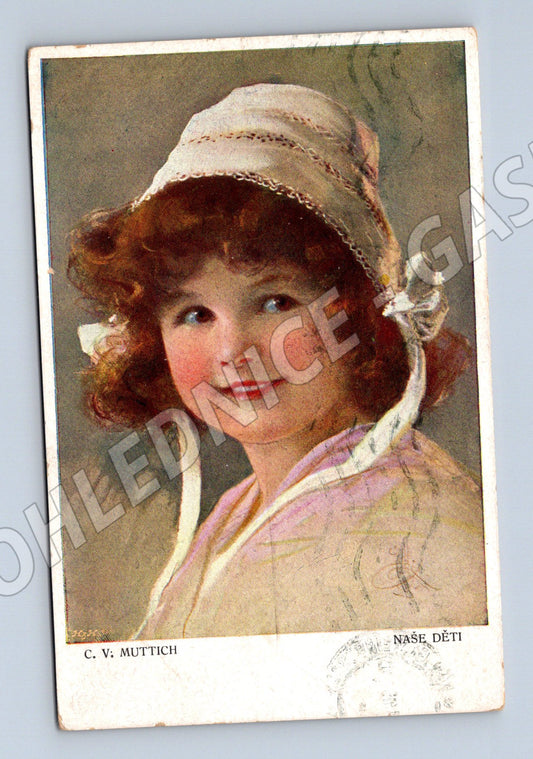 Pohlednice Naše děti C. V. Muttich 1910 (M6484)