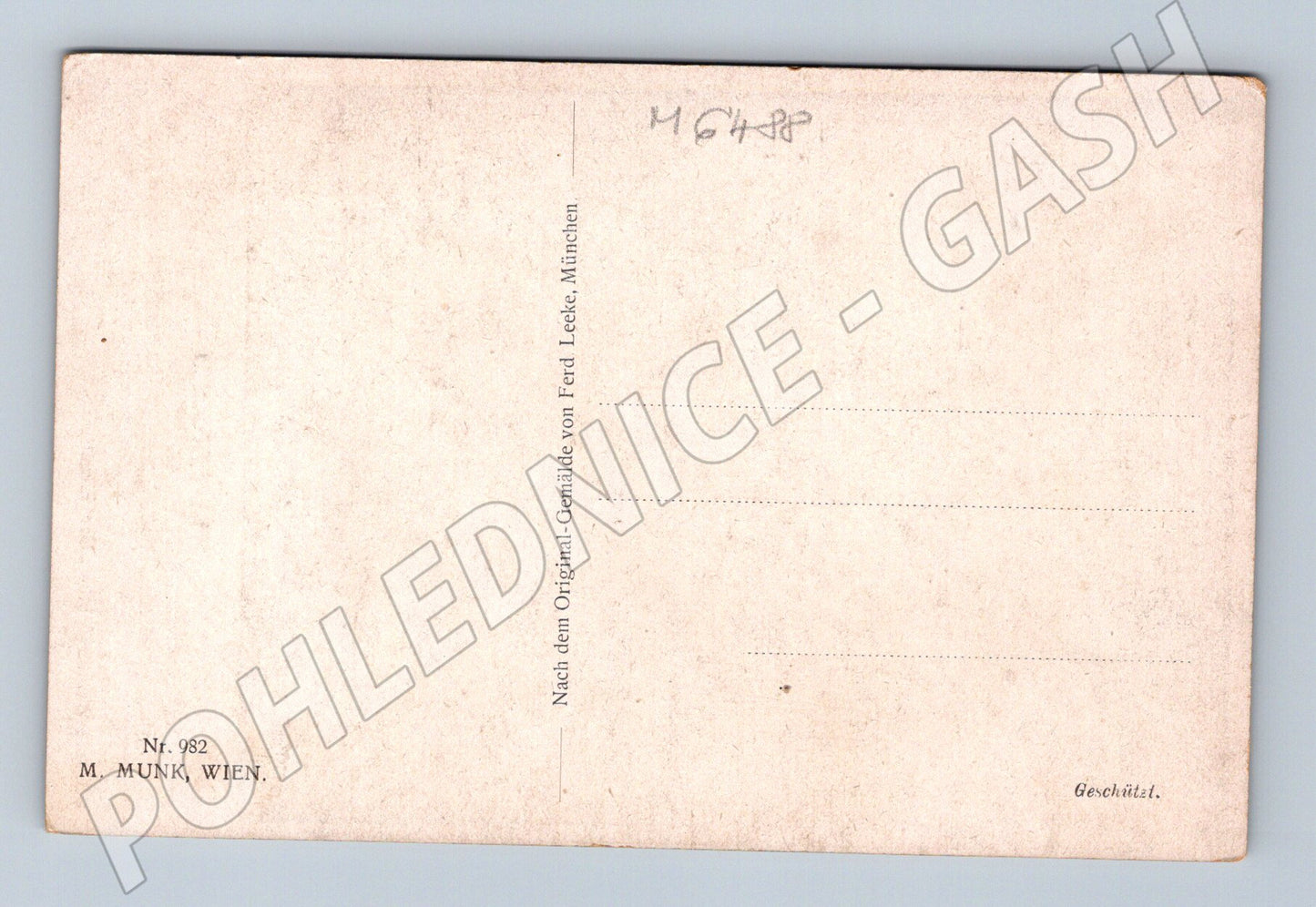 Pohlednice Rheingold Wagner Munk Wien (M6488)