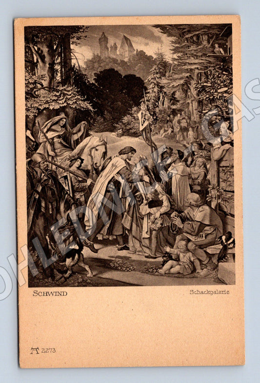 Pohlednice Schwind Klage des Grafen (M6490)