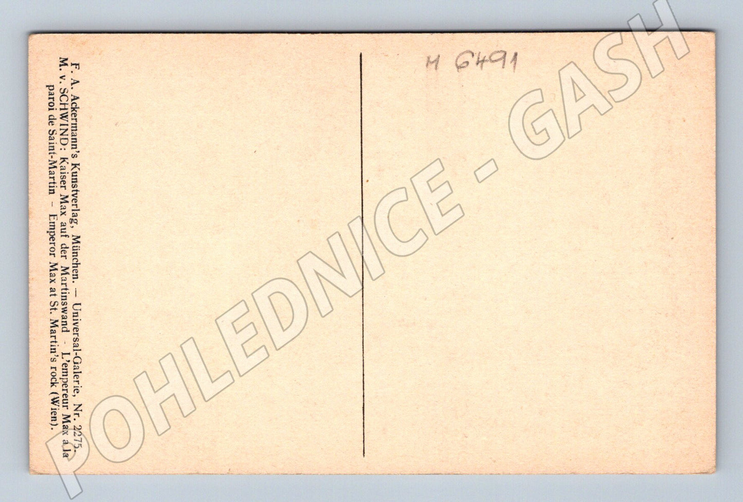 Pohlednice Kaiser Max Martinswand Schwind (M6491)