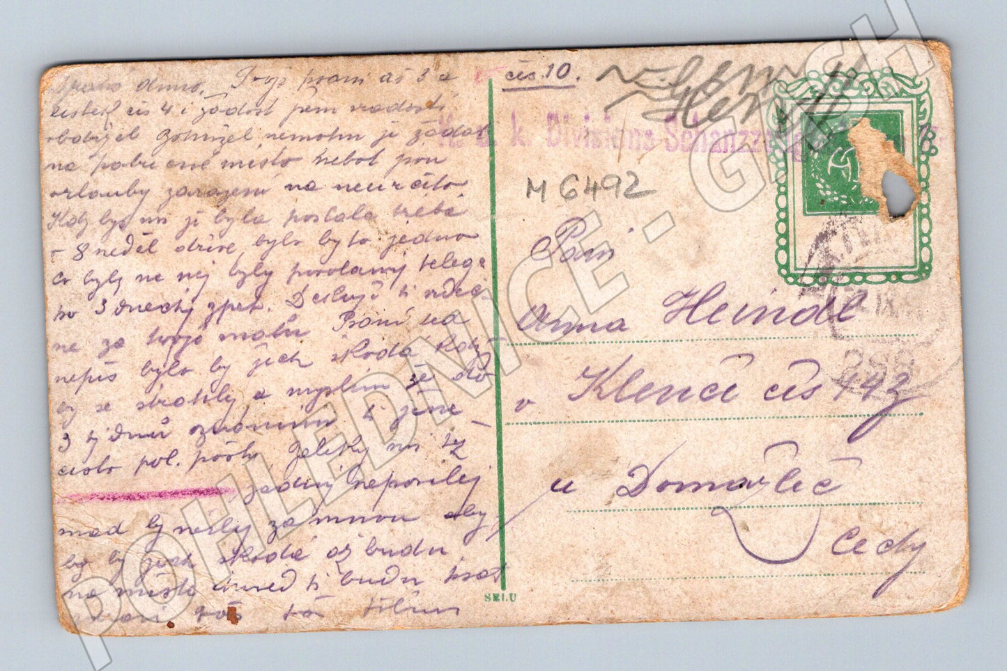 Pohlednice etnografie k.u.k. division Feldpost (M6492)